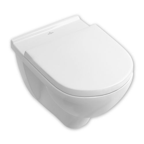 Wand-Tiefspül-WC Wand-WC spülrandlos inkl. WC-Sitz, Schallschutzset, Vorwandelement, Betätigungsplatte „O.novo“