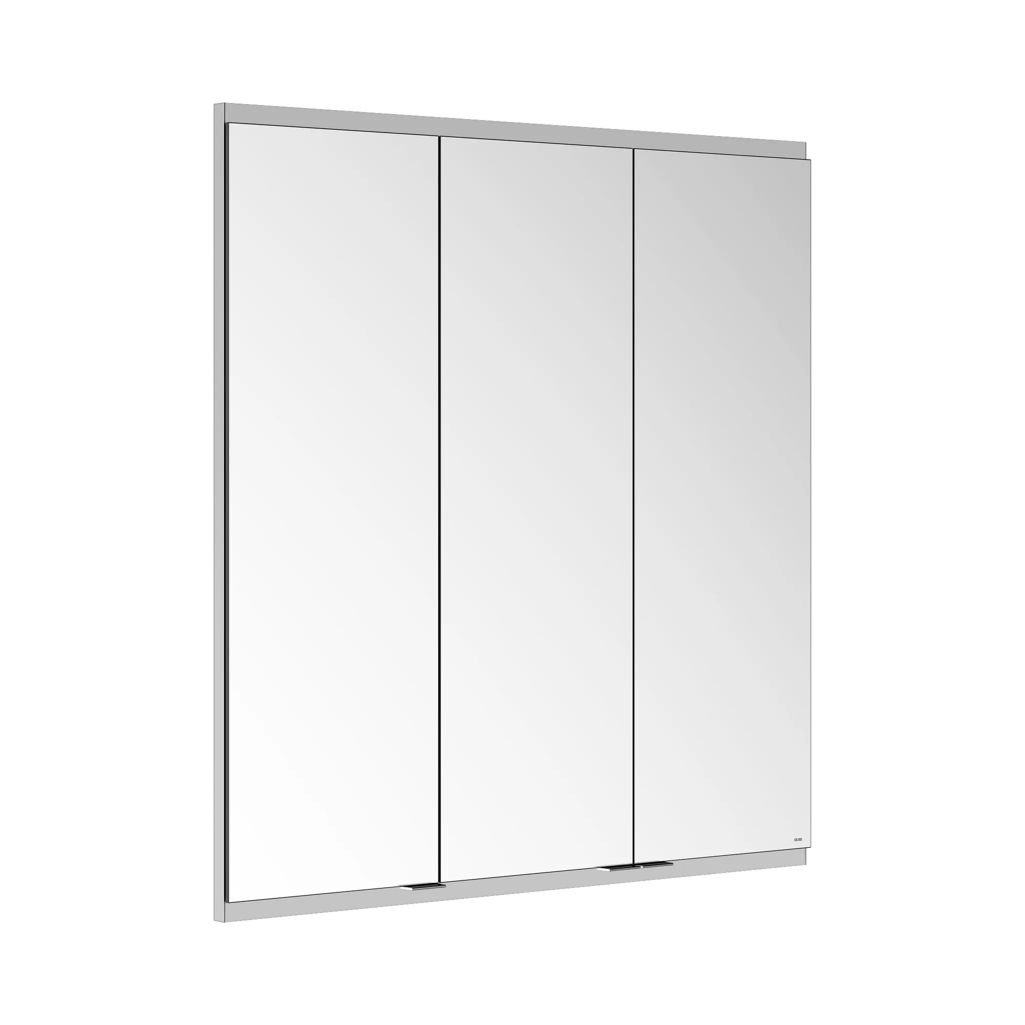 KEUCO Royal Modular 2.0 Spiegelschrank unbeleuchtet Wandeinbau, 1 Steckd./1 USB, silber-eloxiert