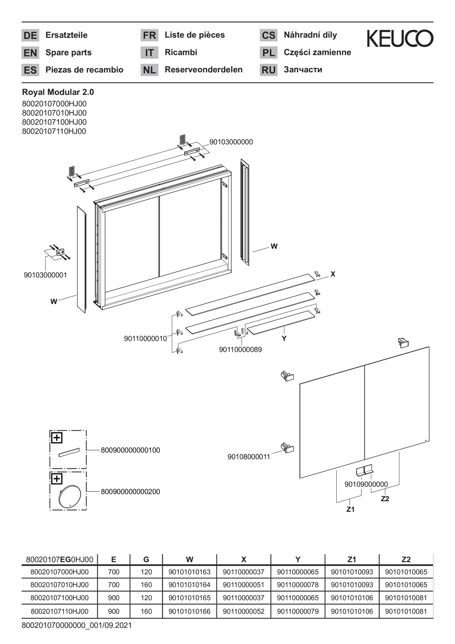 KEUCO Royal Modular 2.0 Spiegelschrank unbeleuchtet Wandvorbau, 1 Steckd./1 USB 700x700x120mm silber-eloxiert KEUCO Royal Modular 2.0 Spiegelschrank unbeleuchtet Wandvorbau, 1 Steckd./1 USB 700x700x120mm silber-eloxiert
