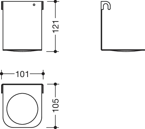 Tropfschale, plb, Sys 477 f. Desinfek-/Seifensp weiß tiefmatt Tropfschale, plb, Sys 477 f. Desinfek-/Seifensp weiß tiefmatt