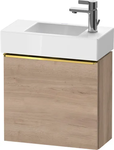 Duravit Waschtischunterschrank wandhängend „D-Neo“ 48,4 × 44 × 22,2 cm in Eiche Marmoriert