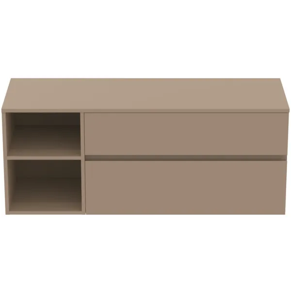 Ideal Standard Waschtischunterschrank Finesse 1402x505x558mm Greige matt Ideal Standard Waschtischunterschrank Finesse 1402x505x558mm Greige matt