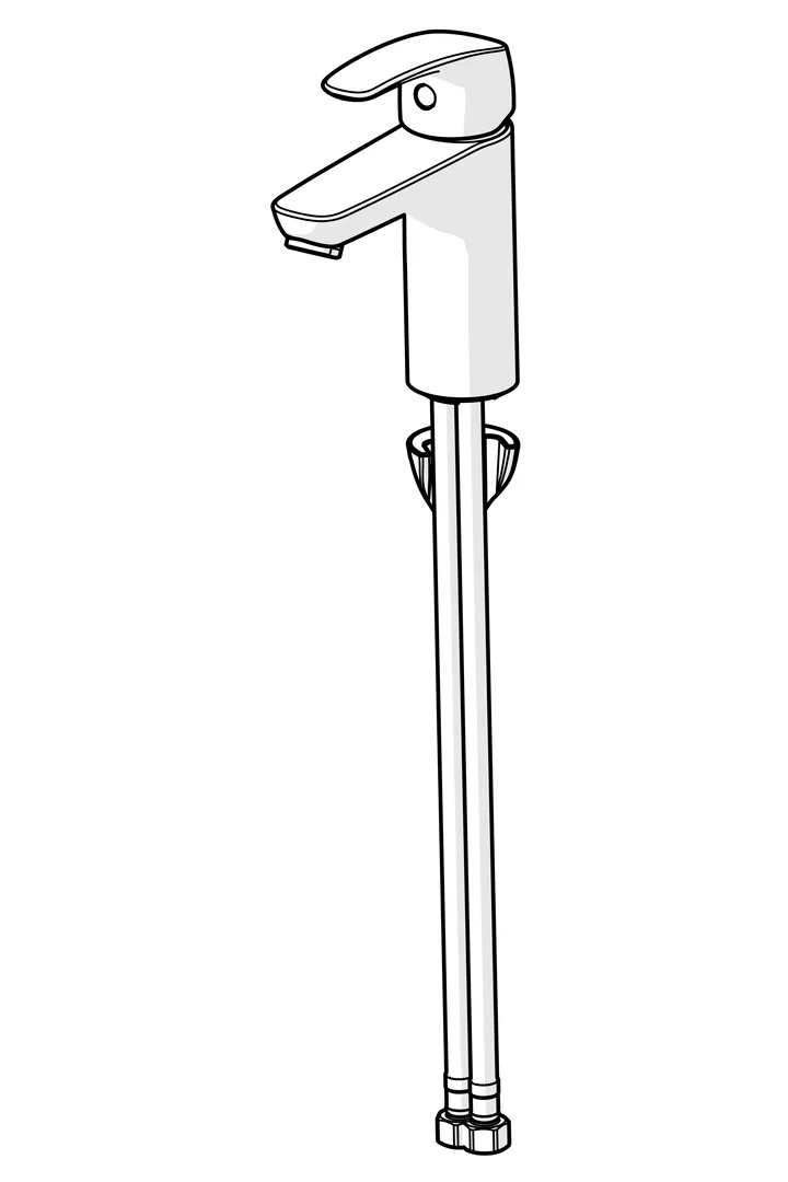 HansaPINTO Waschtischarmatur Hansapinto 2017 Einhebelmischer Chrom DN15