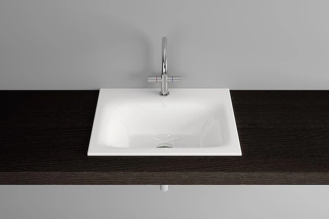 Einbauwaschtisch „BetteLux“, ohne Überlauf, ohne Hahnlochbohrung 60 × 49,5 cm in Pergamon Einbauwaschtisch „BetteLux“, ohne Überlauf, ohne Hahnlochbohrung 60 × 49,5 cm in Pergamon