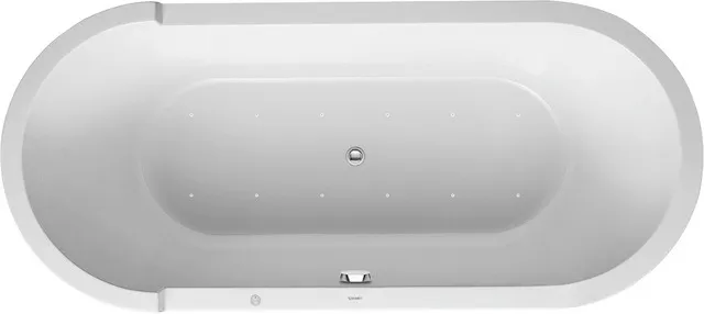 Duravit Whirlwanne „Starck“ freistehend oval 1800 × 800 mm mit Air-System, in Weiß Duravit Whirlwanne „Starck“ freistehend oval 1800 × 800 mm mit Air-System, in Weiß