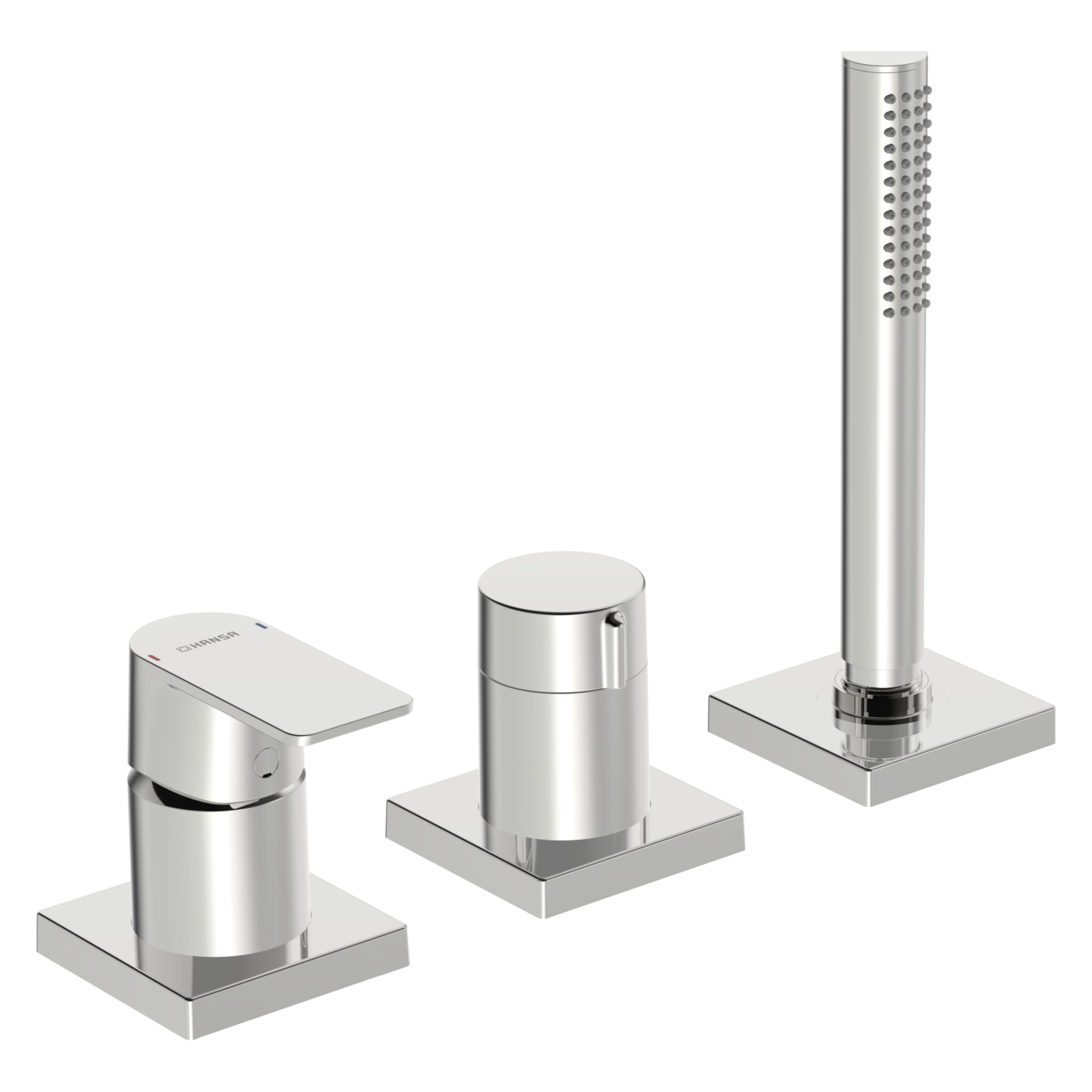 Einhebelmischer Fertigmontageset für Wanne/Brause STELA 5731 Rosette eckig Chrom Einhebelmischer Fertigmontageset für Wanne/Brause STELA 5731 Rosette eckig Chrom