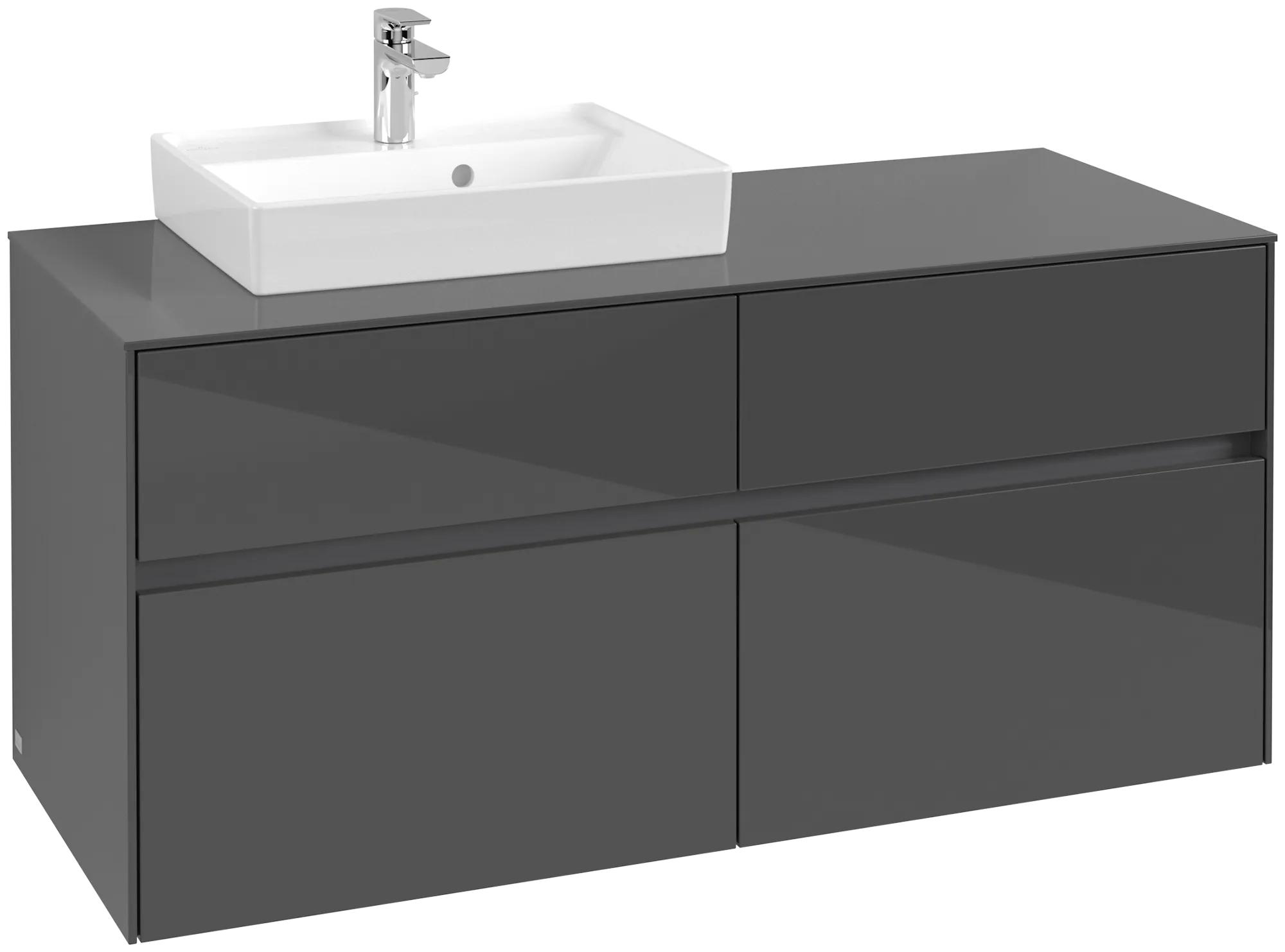 Villeroy & Boch Collaro Waschbeckenunterschrank C07100, 1200 x 548 x 500 mm, links