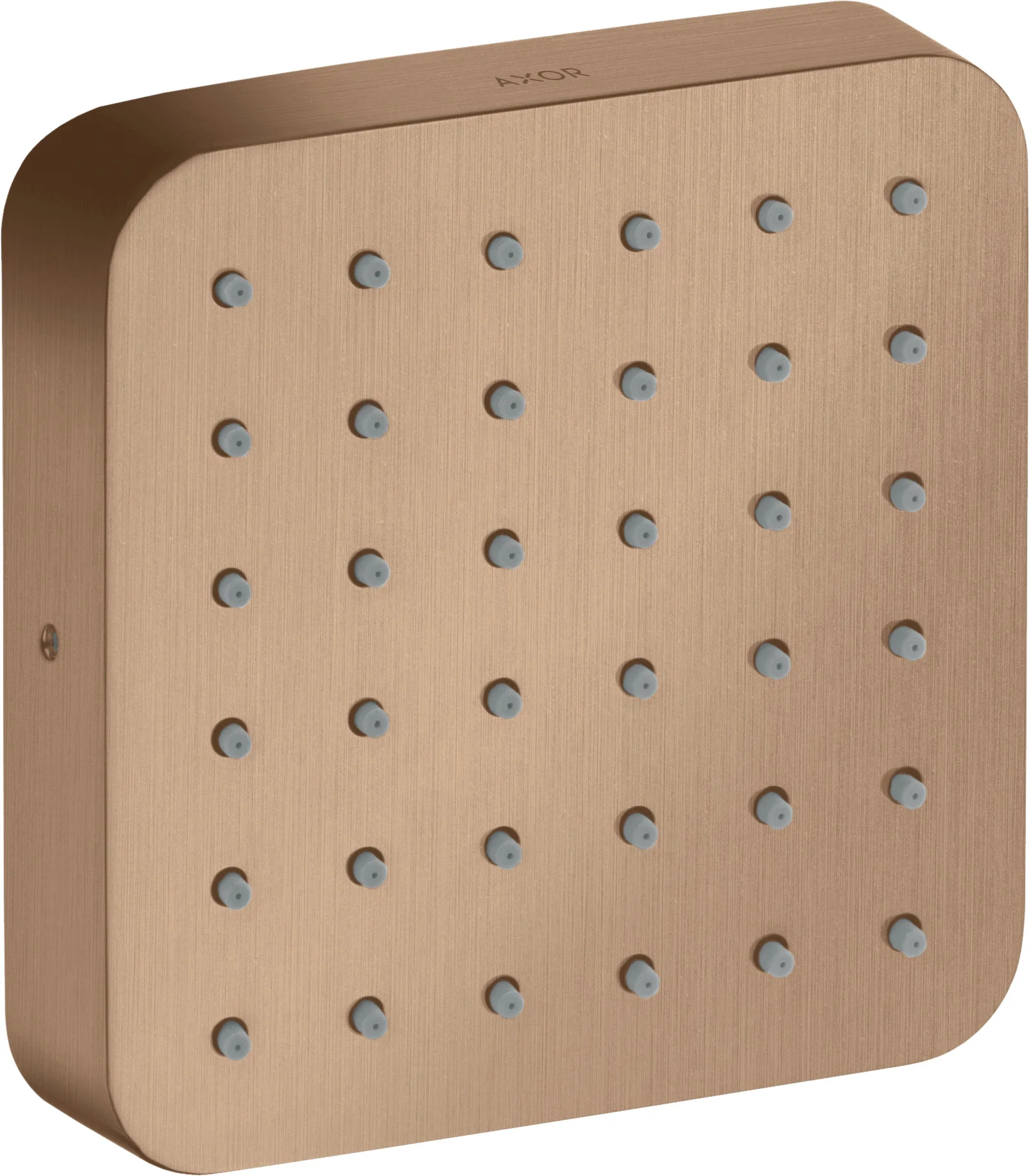 Hansgrohe AXOR Citterio E Brausemodul Unterputz softsquare Brushed Red Gold 120x120mm Rain Strahl verstellbar