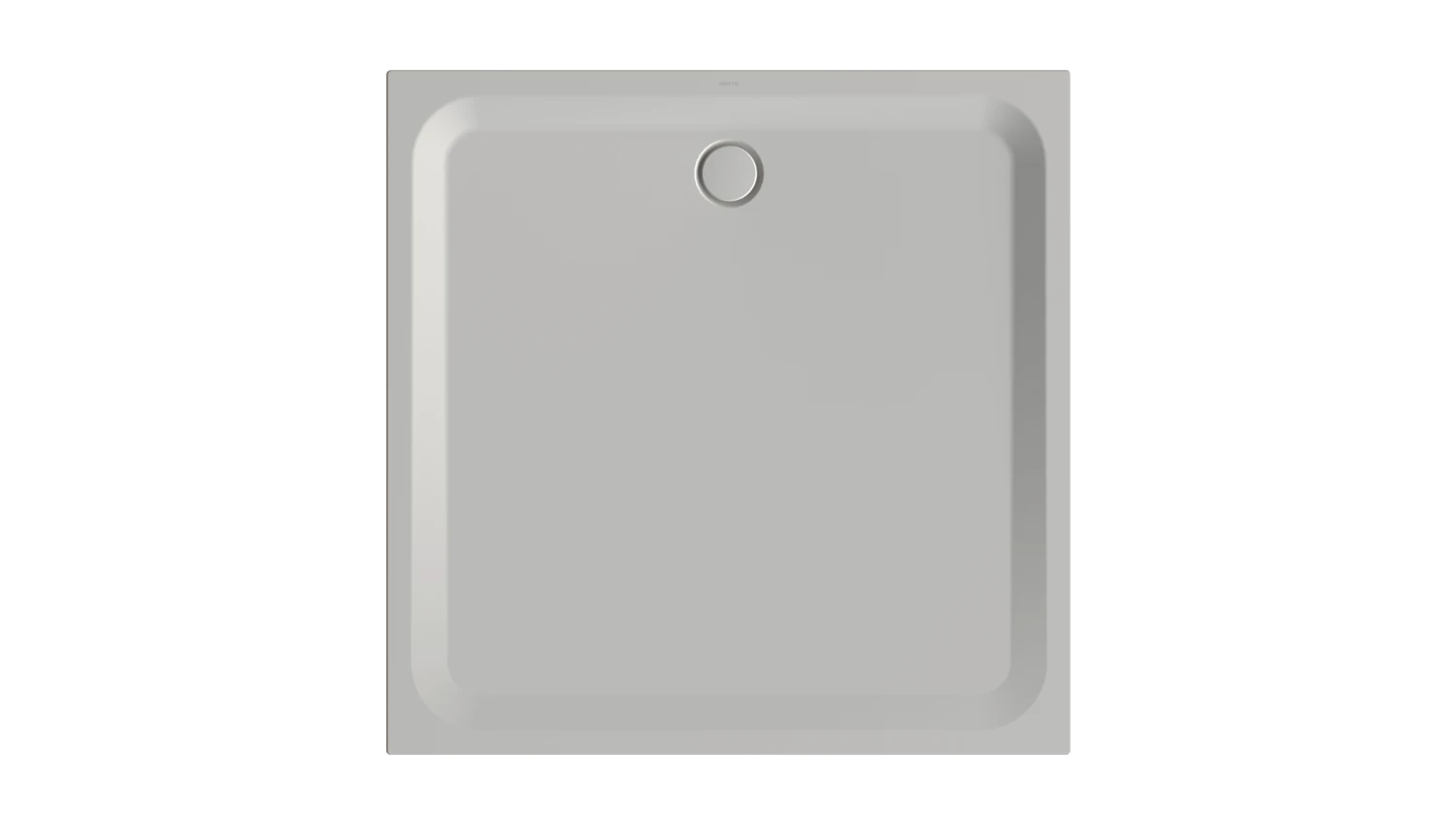 Bette quadrat Duschwanne „BetteUltra“ 1400 × 1400 mm ohne Oberflächenbeschichtung, ohne Oberflächenveredelung, ohne Wannenträger, in Dust