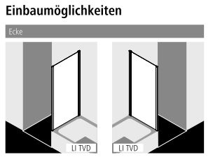 Kermi verkürzte Seitenwand Seitenwand verkürzt auf Badewanne für Ecke „LIGA“ 160 cm Profile Silber Mattglanz,