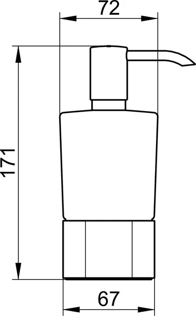 Elegance Lotionspender, Tischmodell, Opalglas, mattiert, lose Sonderangebot 11654009001 Elegance Lotionspender, Tischmodell, Opalglas, mattiert, lose Sonderangebot 11654009001