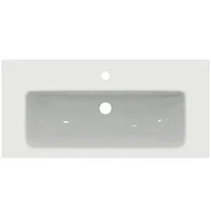 Waschbecken „i.lifeS“ 81 × 38,5 × 18 cm, Hahnlochposition mittig Waschbecken „i.lifeS“ 81 × 38,5 × 18 cm, Hahnlochposition mittig