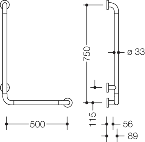 HEWI Haltegriff „Serie 801“ HEWI Haltegriff „Serie 801“