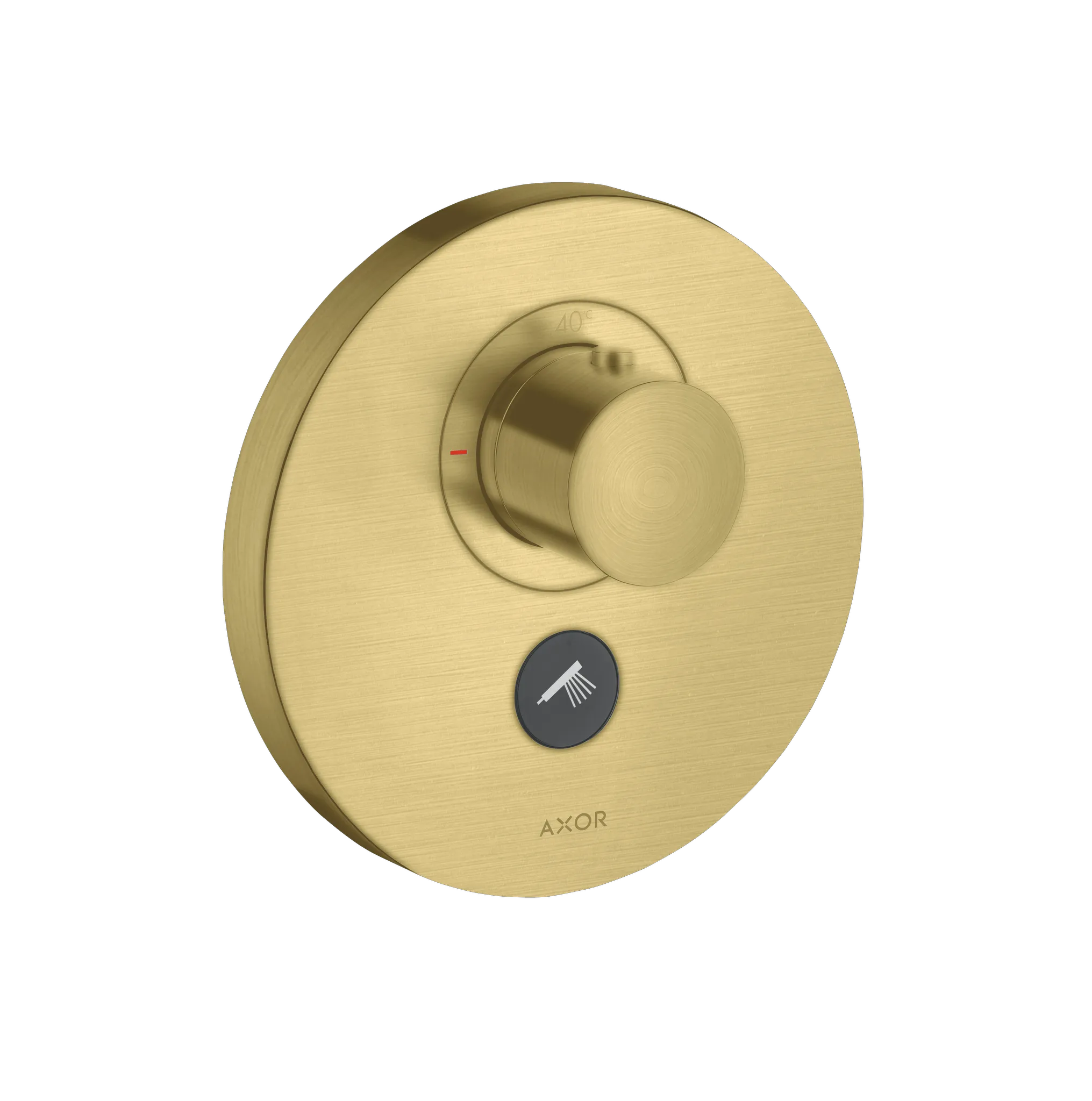 Hansgrohe AXOR ShowerSelect Thermostat HighFlow Unterputz rund, Brushed Brass Hansgrohe AXOR ShowerSelect Thermostat HighFlow Unterputz rund, Brushed Brass
