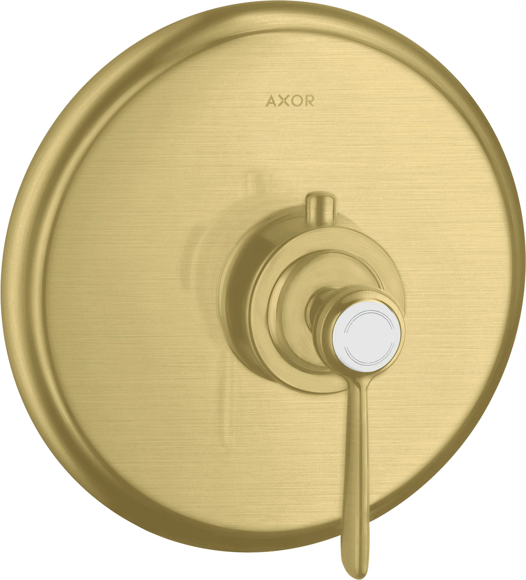 Hansgrohe AXOR Montreux Thermostat Unterputz mit Hebelgriff BB, Brushed Brass, max. Durchflussmenge 43 l/min, einstellbare Temperaturbegrenzung Hansgrohe AXOR Montreux Thermostat Unterputz mit Hebelgriff BB, Brushed Brass, max. Durchflussmenge 43 l/min, einstellbare Temperaturbegrenzung
