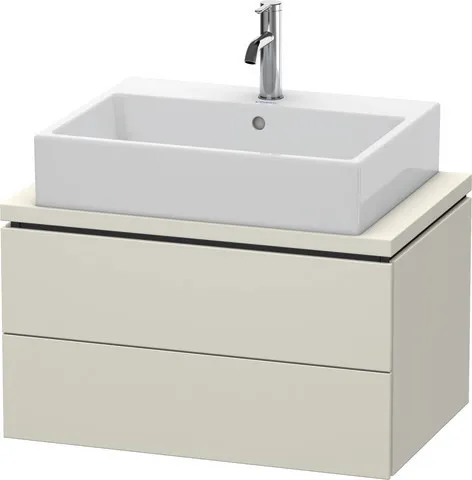 Duravit Waschtischunterschrank wandhängend „L-Cube“ 72 × 40 × 47,7 cm Taupe Matt