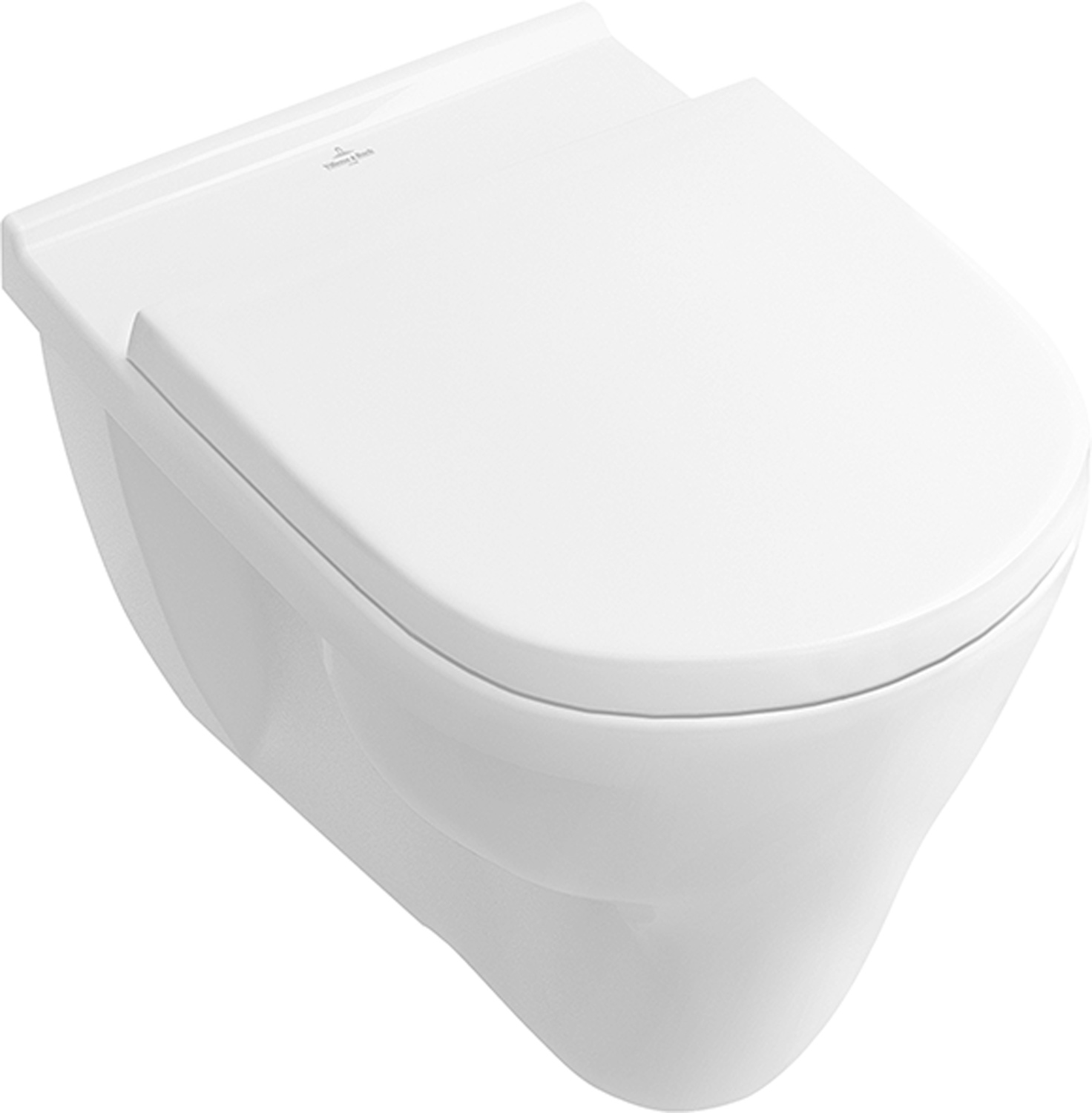 Wand- Flachspül-WC „O.novo“ 36 × 38 cm, mit Spülrand