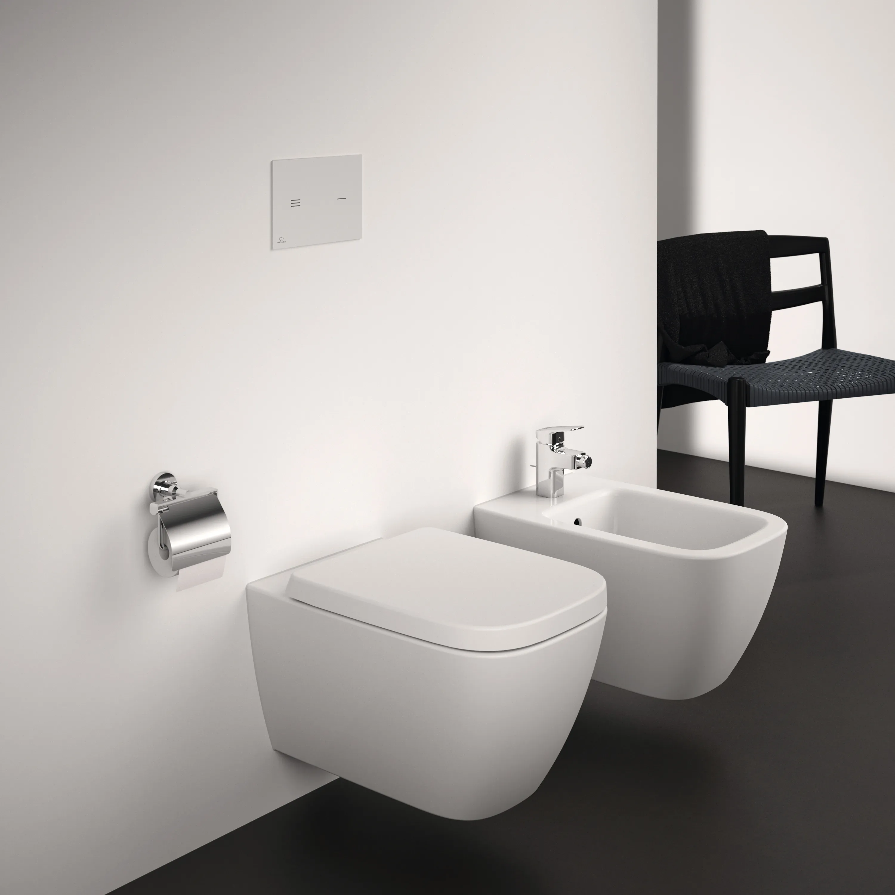 WC-Paket i.life S WC Randlos mit WC-Sitz Softclosing 360x485x375mm Weiß