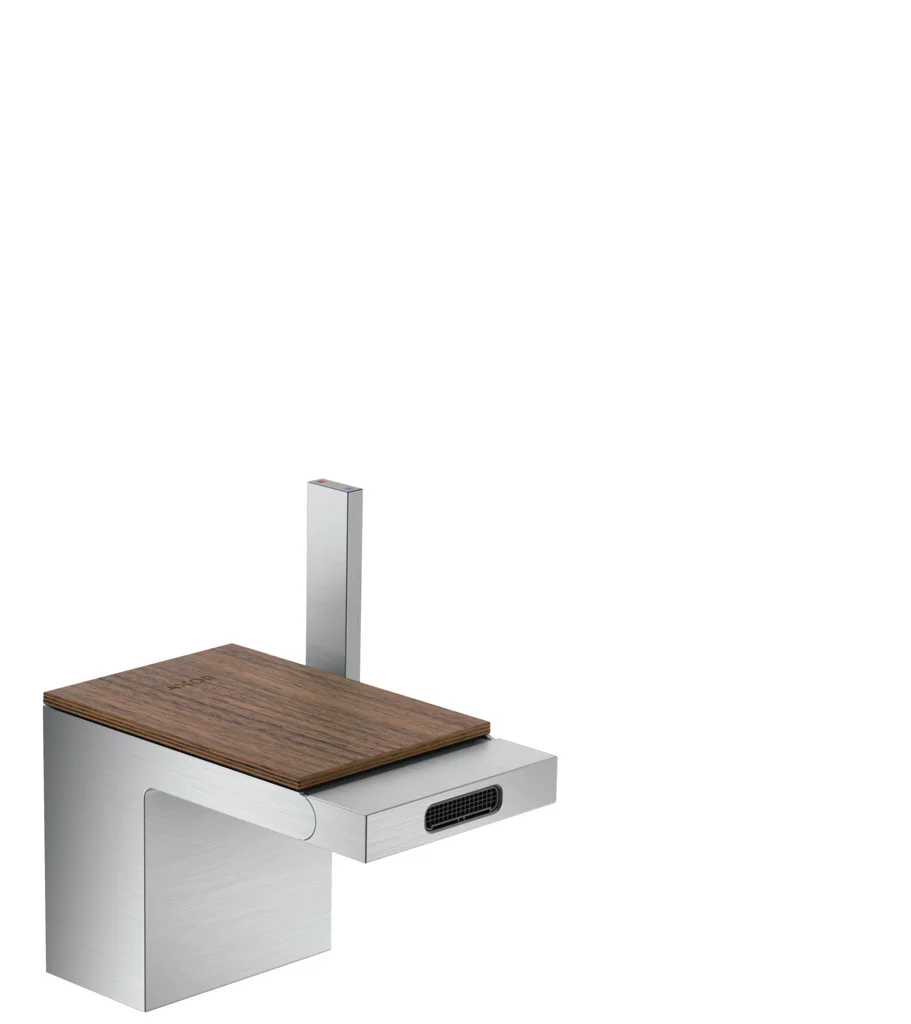 Hansgrohe AXOR MyEdition Platte 117 mm, Amerikanischer Nussbaum, abnehmbar