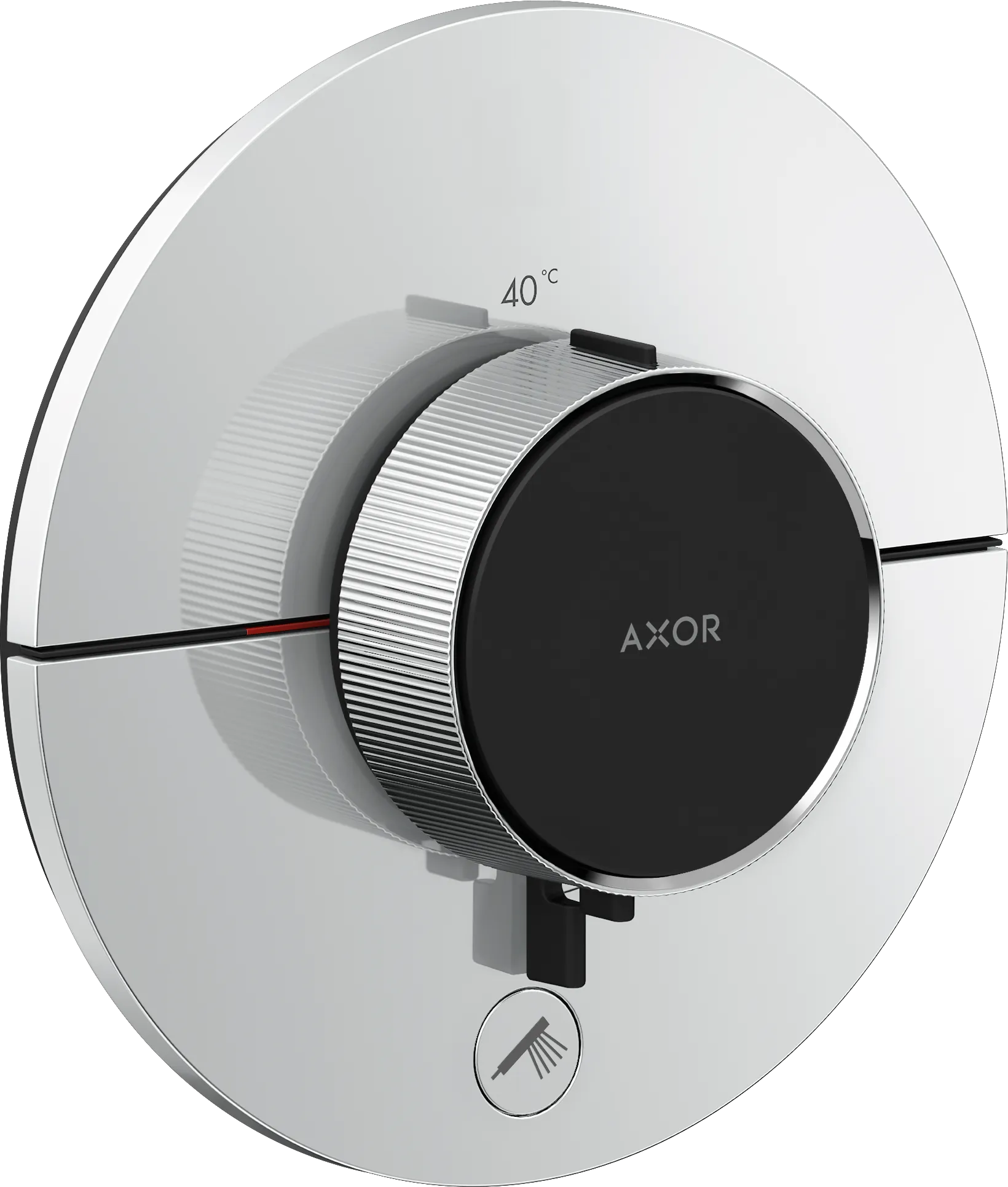 AXOR ShowerSelect ID Thermostat HighFlow Unterputz rund für 1 Verbraucher und einen zusätzlichen Abgang Chrom AXOR ShowerSelect ID Thermostat HighFlow Unterputz rund für 1 Verbraucher und einen zusätzlichen Abgang Chrom