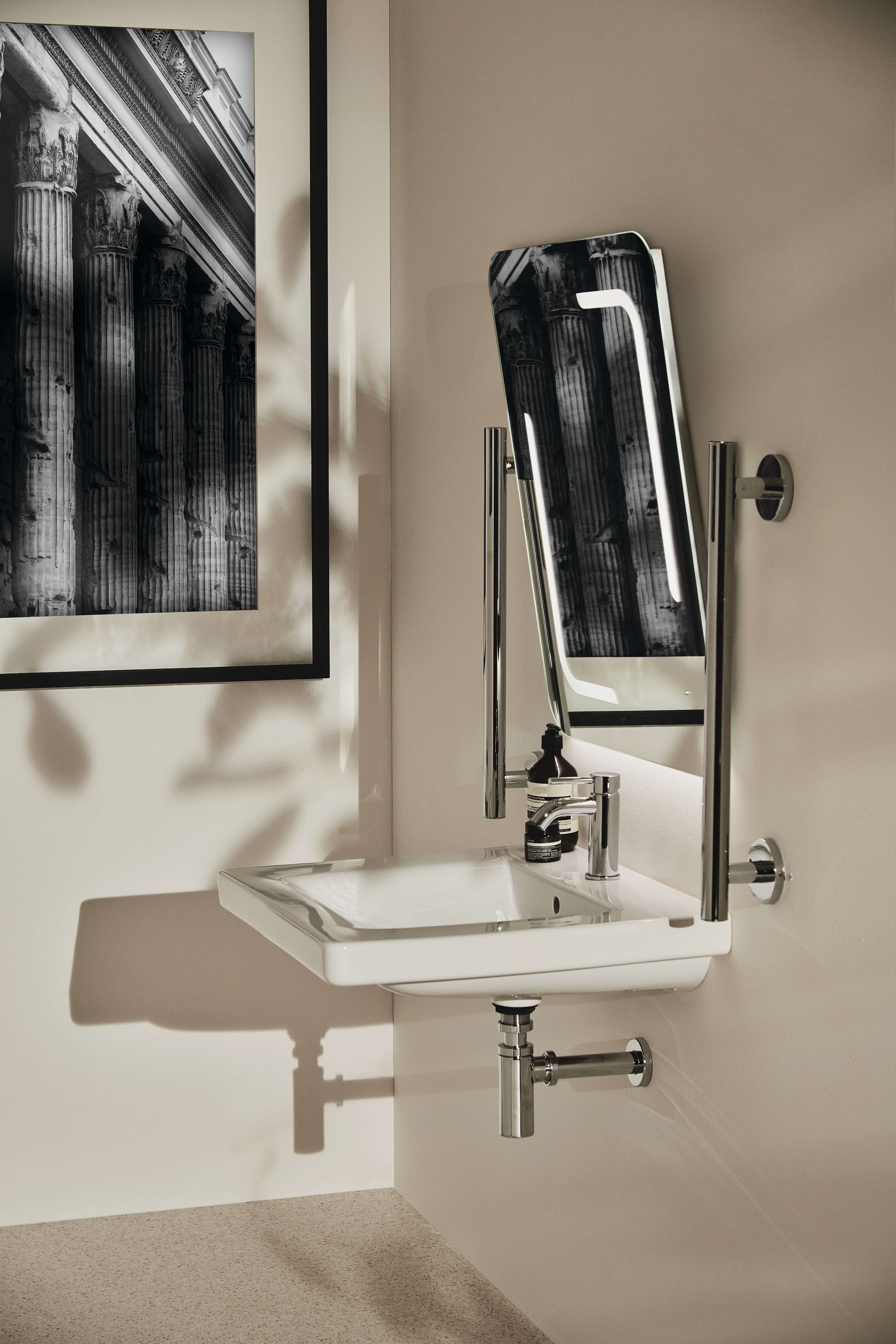 Waschbecken „ConnectFreedom“ 60 × 55,5 × 16,5 cm, Hahnlochposition mittig Waschbecken „ConnectFreedom“ 60 × 55,5 × 16,5 cm, Hahnlochposition mittig