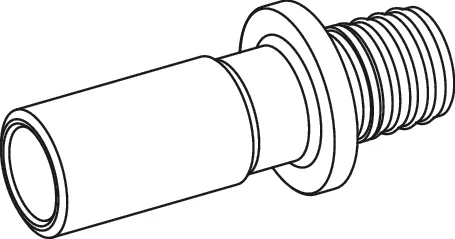 TECEflex Presslötanschluss Dimension 16 auf 15 mm CU, Siliziumbronze