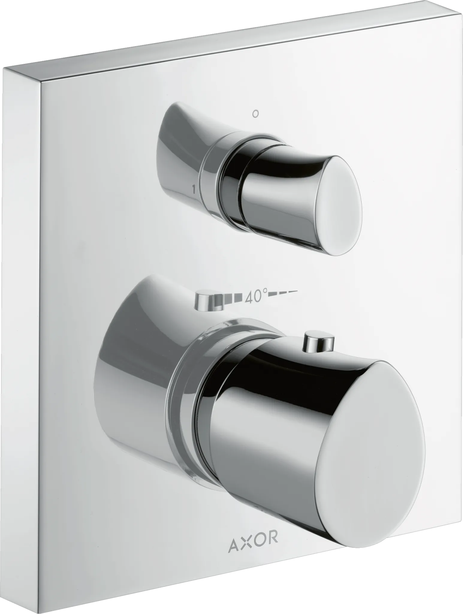 Thermostat UP Axor Starck Organic F-Set chrom mit Absperr-u.Umstellventil Thermostat UP Axor Starck Organic F-Set chrom mit Absperr-u.Umstellventil