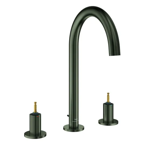 3-Loch-Waschtischbatterie Atrio Private Collection 20593, für Hebelgriffe, Zugstangen-Ablaufgarnitur, chrom 3-Loch-Waschtischbatterie Atrio Private Collection 20593, für Hebelgriffe, Zugstangen-Ablaufgarnitur, chrom