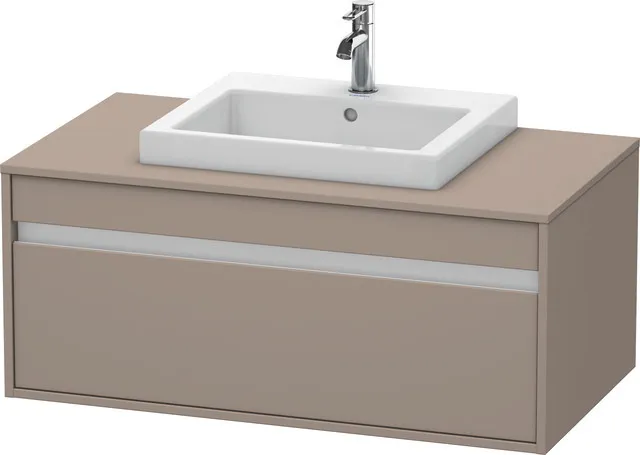 Duravit Waschtischunterschrank wandhängend „Ketho“ 100 × 42,6 × 55 cm Basalt Matt Duravit Waschtischunterschrank wandhängend „Ketho“ 100 × 42,6 × 55 cm Basalt Matt