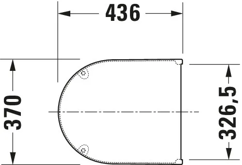 Duravit WC-Sitz „Starck 3“ 37 × 43,6 × 3,8 cm in, Scharniere Edelstahl Duravit WC-Sitz „Starck 3“ 37 × 43,6 × 3,8 cm in, Scharniere Edelstahl