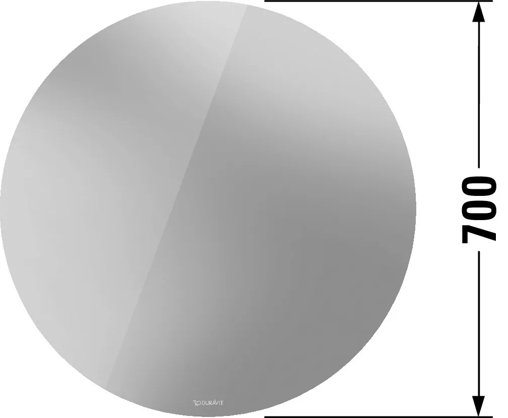 Duravit Spiegel „Licht & Spiegel“ 70 × 70 cm Duravit Spiegel „Licht & Spiegel“ 70 × 70 cm