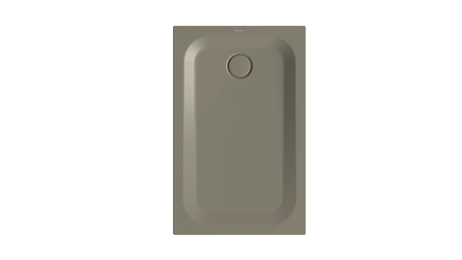 Bette rechteck Duschwanne „BetteUltra“ 1100 × 700 mm mit BetteAntirutsch Pro, ohne Oberflächenveredelung, ohne Wannenträger, in Graphite