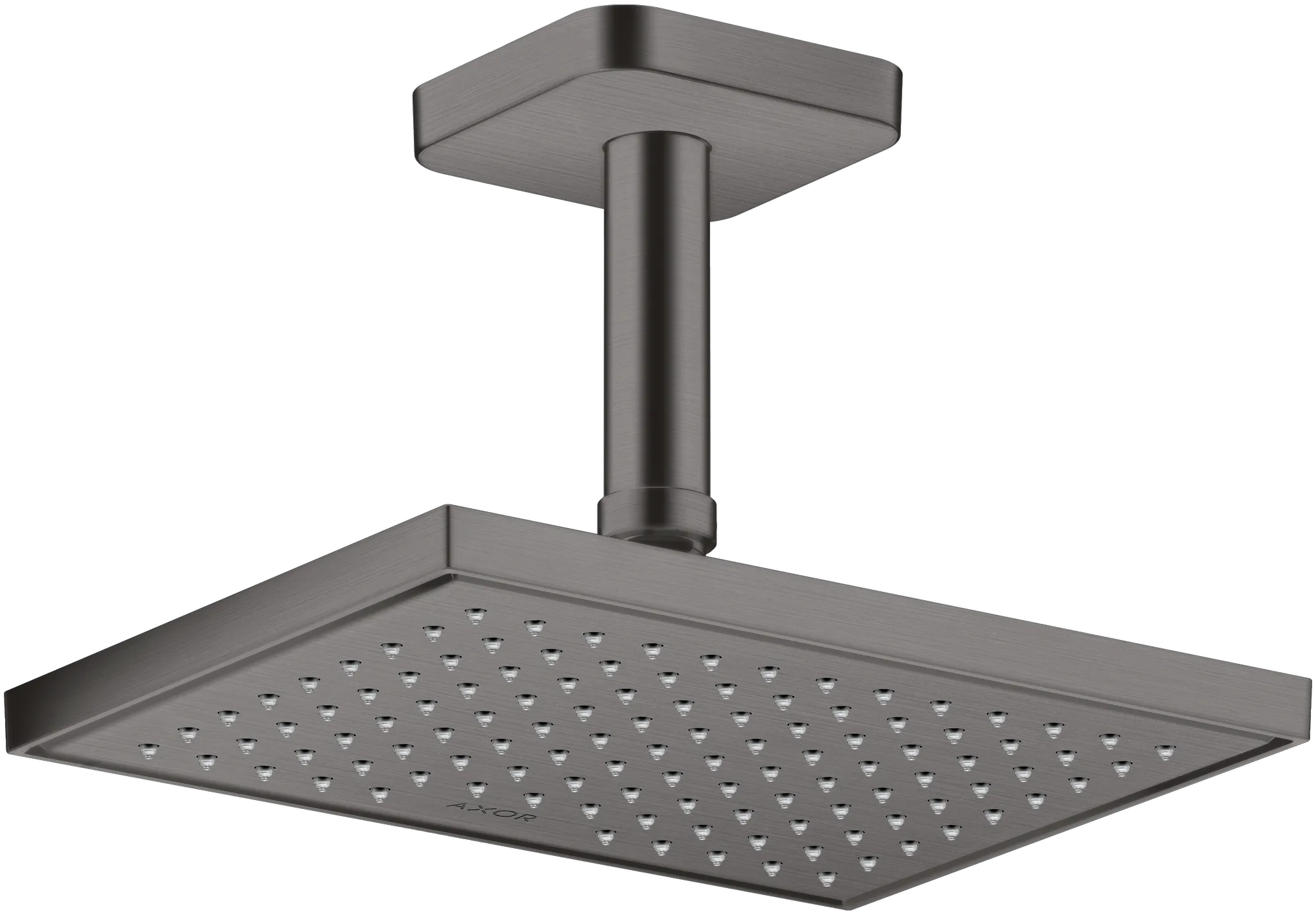 Hansgrohe AXOR ShowerSolutions Kopfbrause 245⁄185 1jet, Brushed Black Chrome Hansgrohe AXOR ShowerSolutions Kopfbrause 245⁄185 1jet, Brushed Black Chrome