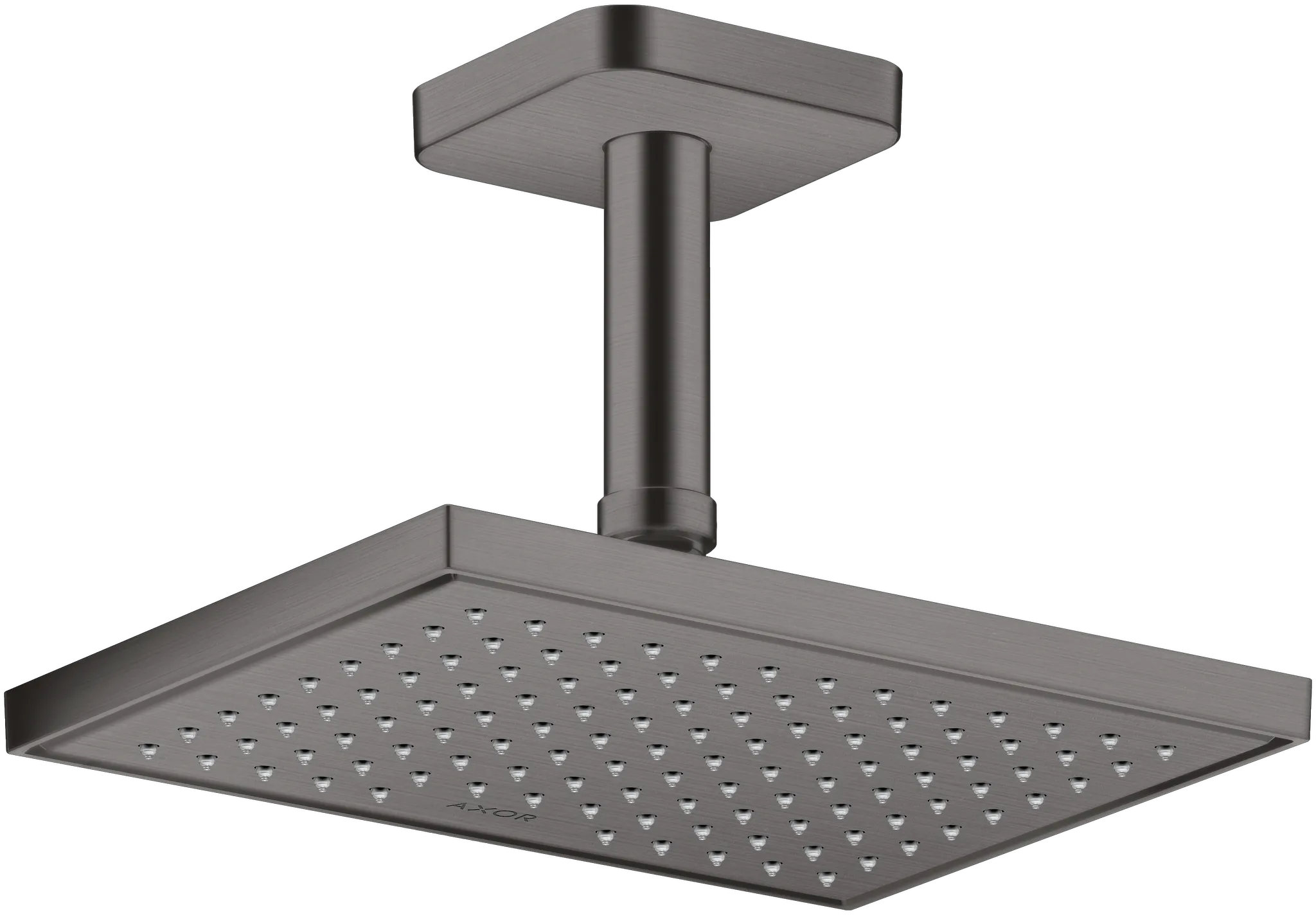 Hansgrohe AXOR ShowerSolutions Kopfbrause 245⁄185 1jet, Brushed Black Chrome Hansgrohe AXOR ShowerSolutions Kopfbrause 245⁄185 1jet, Brushed Black Chrome