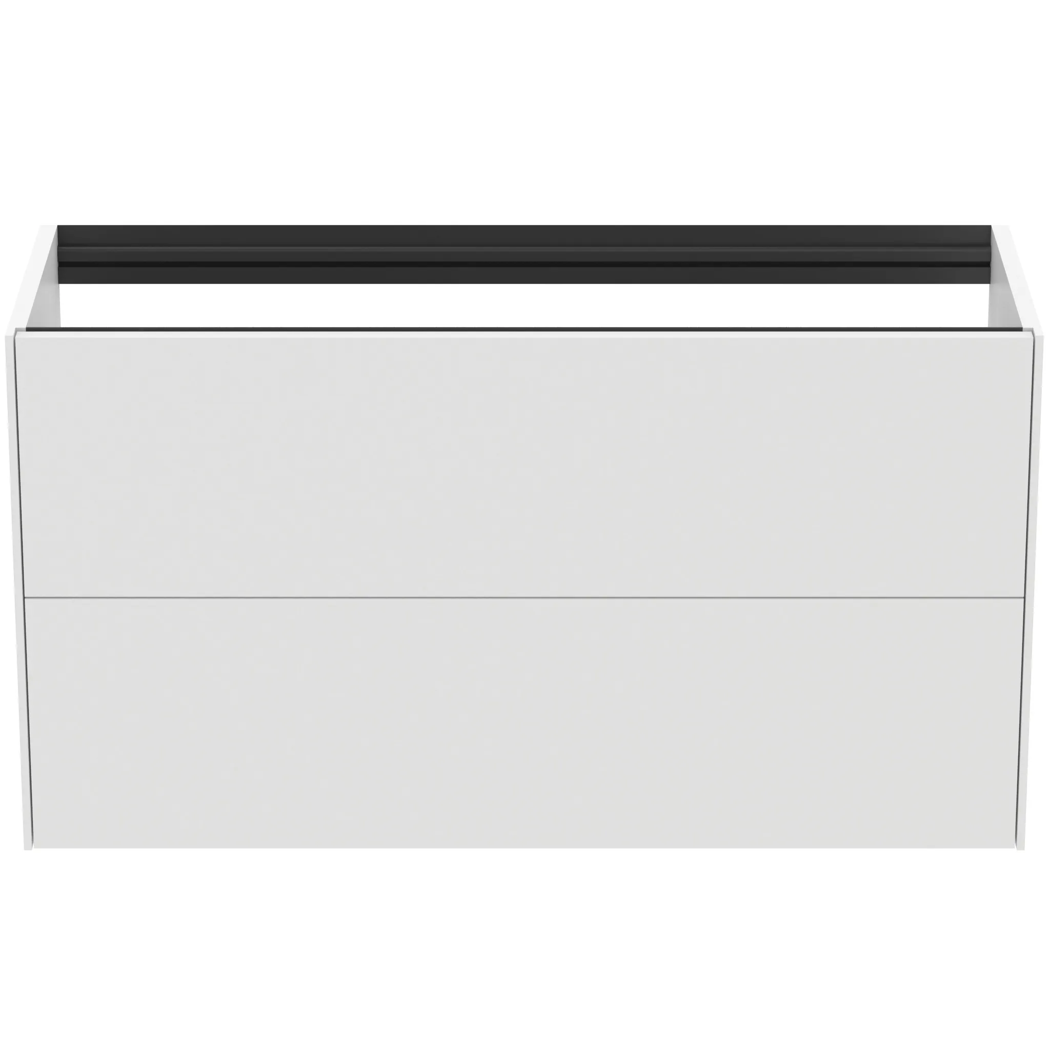 Ideal Standard Waschtischunterschrank Conca, 2 Auszüge, ohne Platte, 1000x373x540mm, Weiß Ideal Standard Waschtischunterschrank Conca, 2 Auszüge, ohne Platte, 1000x373x540mm, Weiß