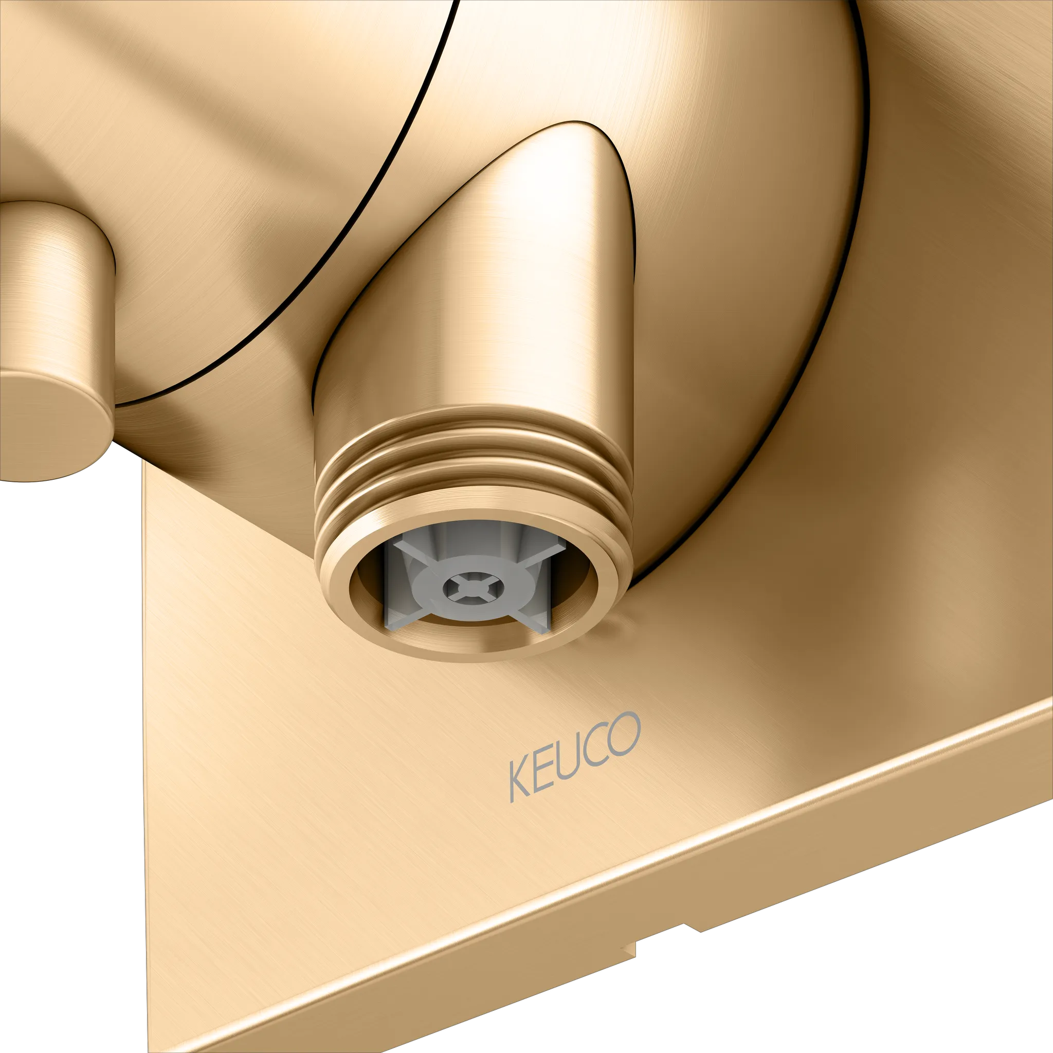 IXMO Absperrventil UP DN15 IXMO Comfort, eckig Messing geb.