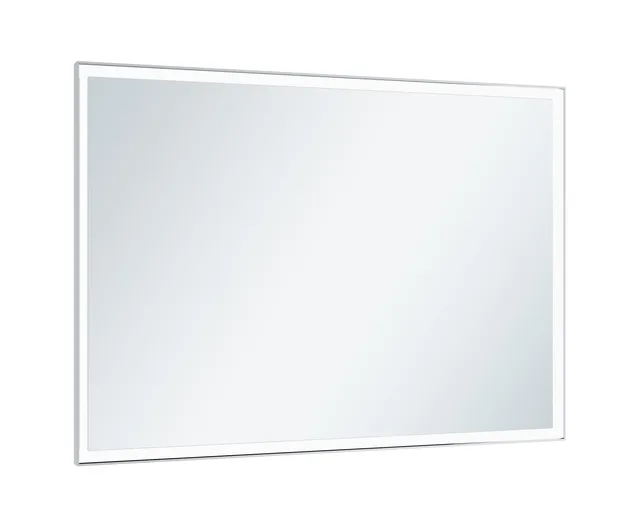 KEUCO Spiegel „Royal Lumos“ in Silber (eloxiert), mit Spiegelheizung 900 × 650 mm