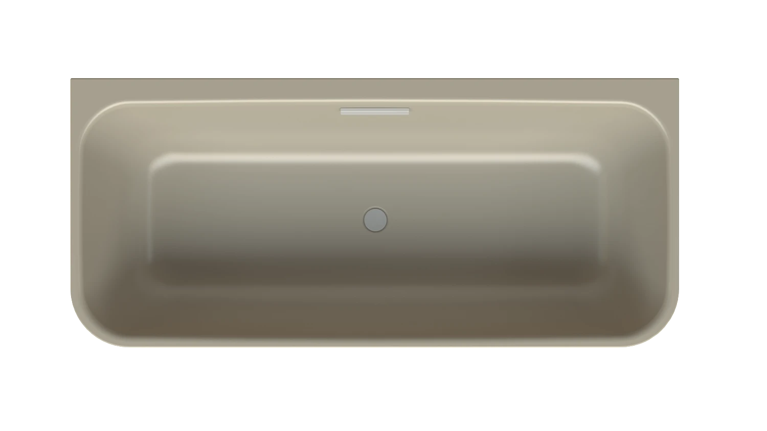 Bette rechteck Badewanne „BetteArt“ 180,5 × 80 cm in Cashmere