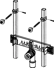 TECEprofil Anschlusseinheit für Waschtisch TECEprofil Anschlusseinheit für Waschtisch