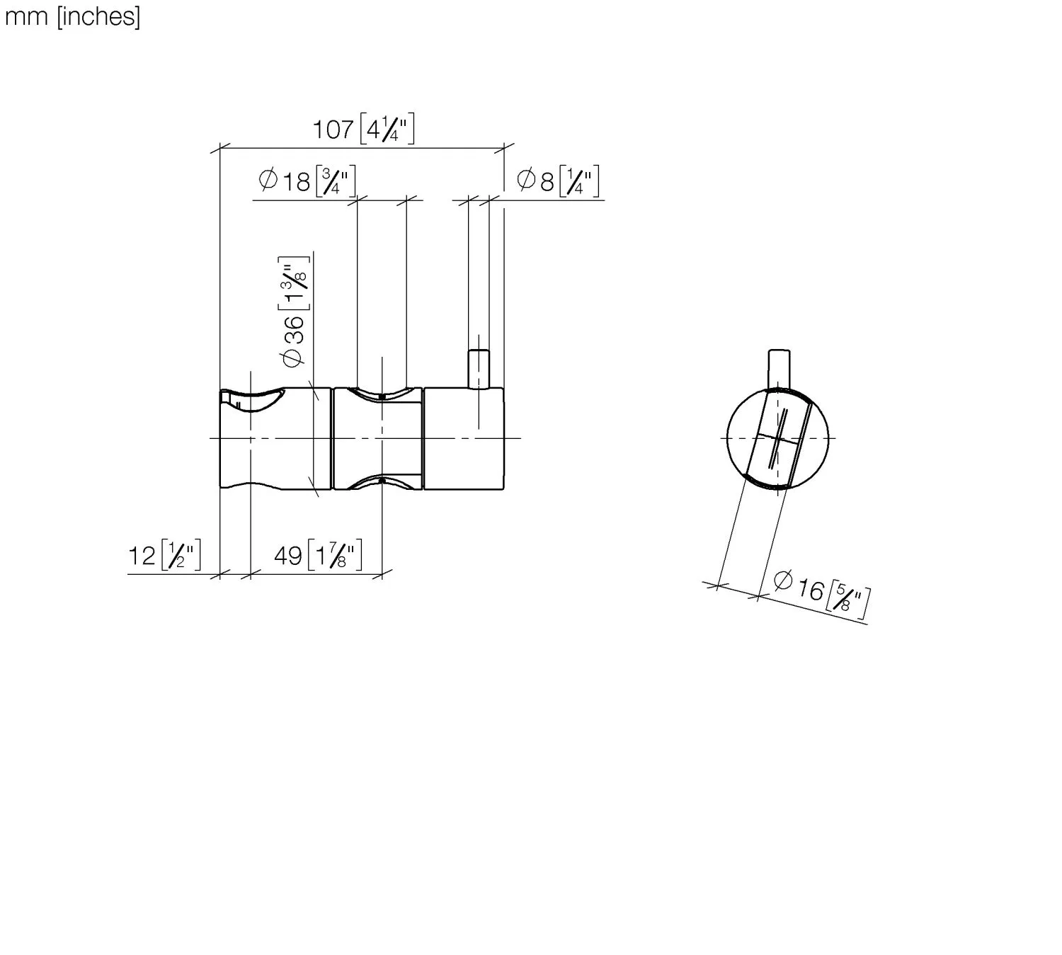 Schieber SERIENNEUTRAL Chrom 12580970