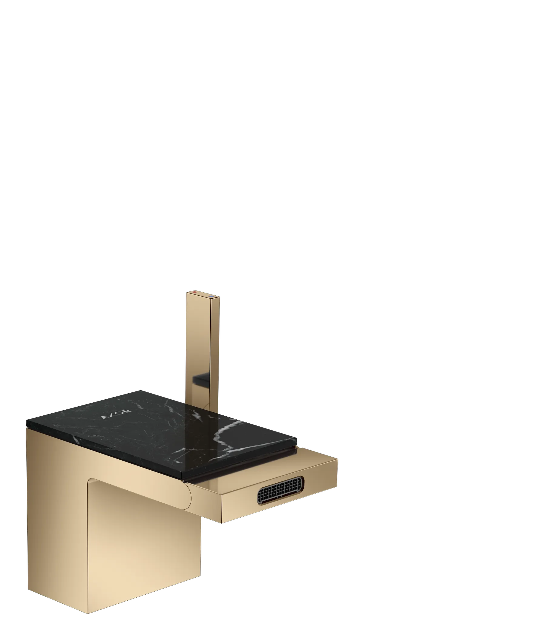 Hansgrohe AXOR MyEdition Mischer mit Platte 117 Marmor Nero Marquina Hansgrohe AXOR MyEdition Mischer mit Platte 117 Marmor Nero Marquina