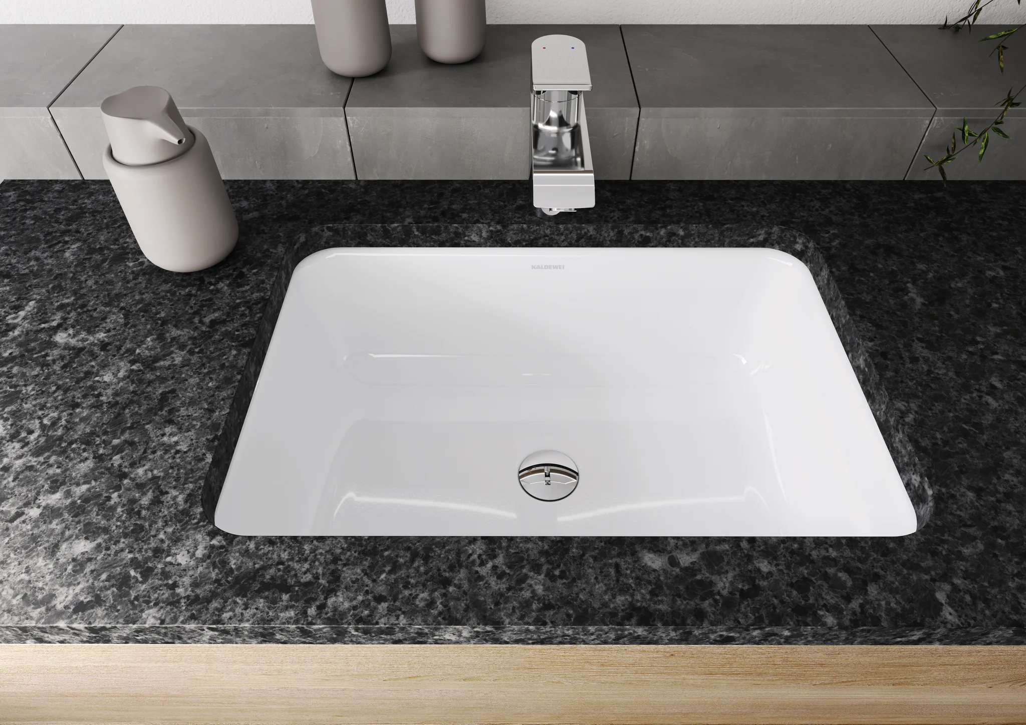 Kaldewei Unterbauwaschtisch „Cayono“ in alpinweiß, 596 × 426 × 173 mm Kaldewei Unterbauwaschtisch „Cayono“ in alpinweiß, 596 × 426 × 173 mm