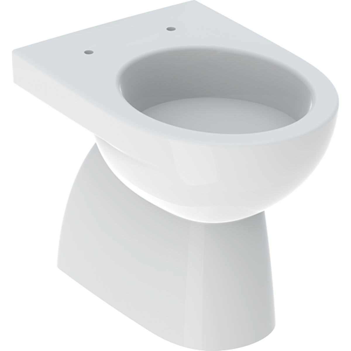 Stand-Tiefspül-WC „Renova“ 35 × 40 × 53,5 cm in weiß alpin, mit Spülrand