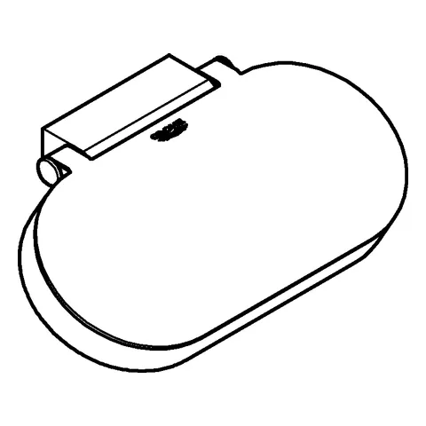 WC-Papierhalter Selection 41069, mit Deckel, Wandmontage, chrom WC-Papierhalter Selection 41069, mit Deckel, Wandmontage, chrom