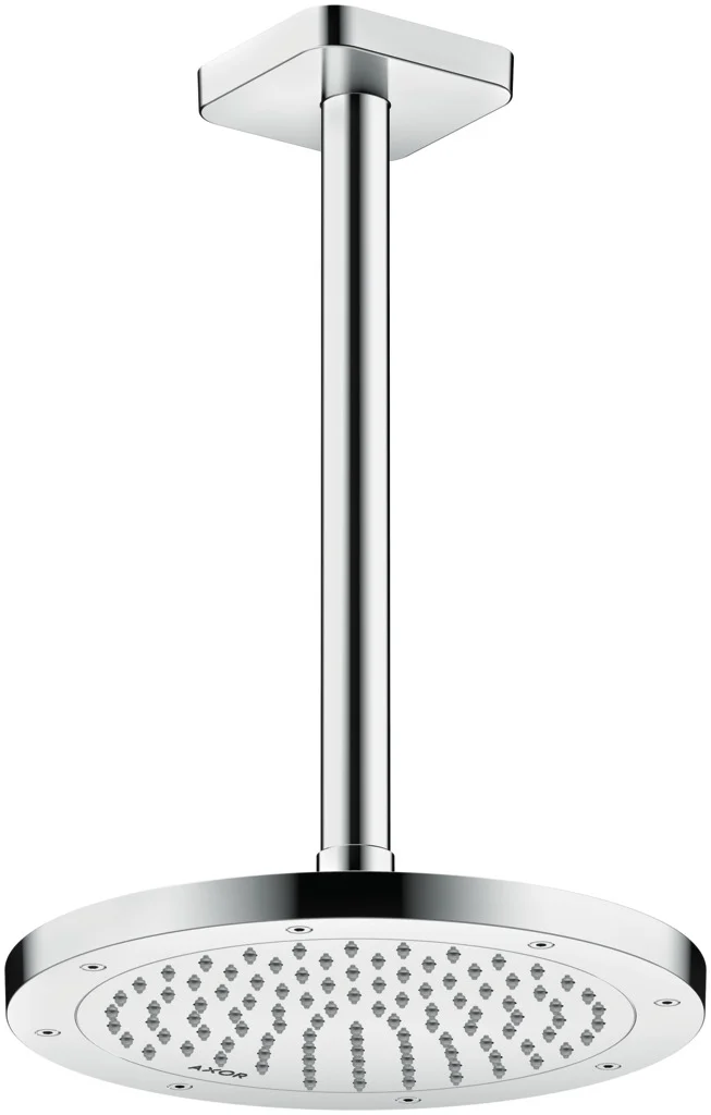 Hansgrohe AXOR ShowerSolutions Kopfbrause 245 1jet EcoSmart Chrom, 245 mm, verstellbarer Winkel, abnehmbar zur Reinigung, G 1/2 Anschluss Hansgrohe AXOR ShowerSolutions Kopfbrause 245 1jet EcoSmart Chrom, 245 mm, verstellbarer Winkel, abnehmbar zur Reinigung, G 1/2 Anschluss