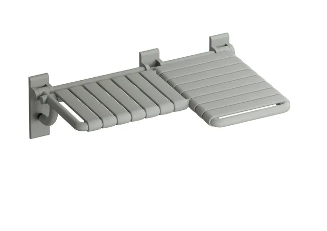 Duschklappsitz „Serie 801“ in Felsgrau, rechts Duschklappsitz „Serie 801“ in Felsgrau, rechts