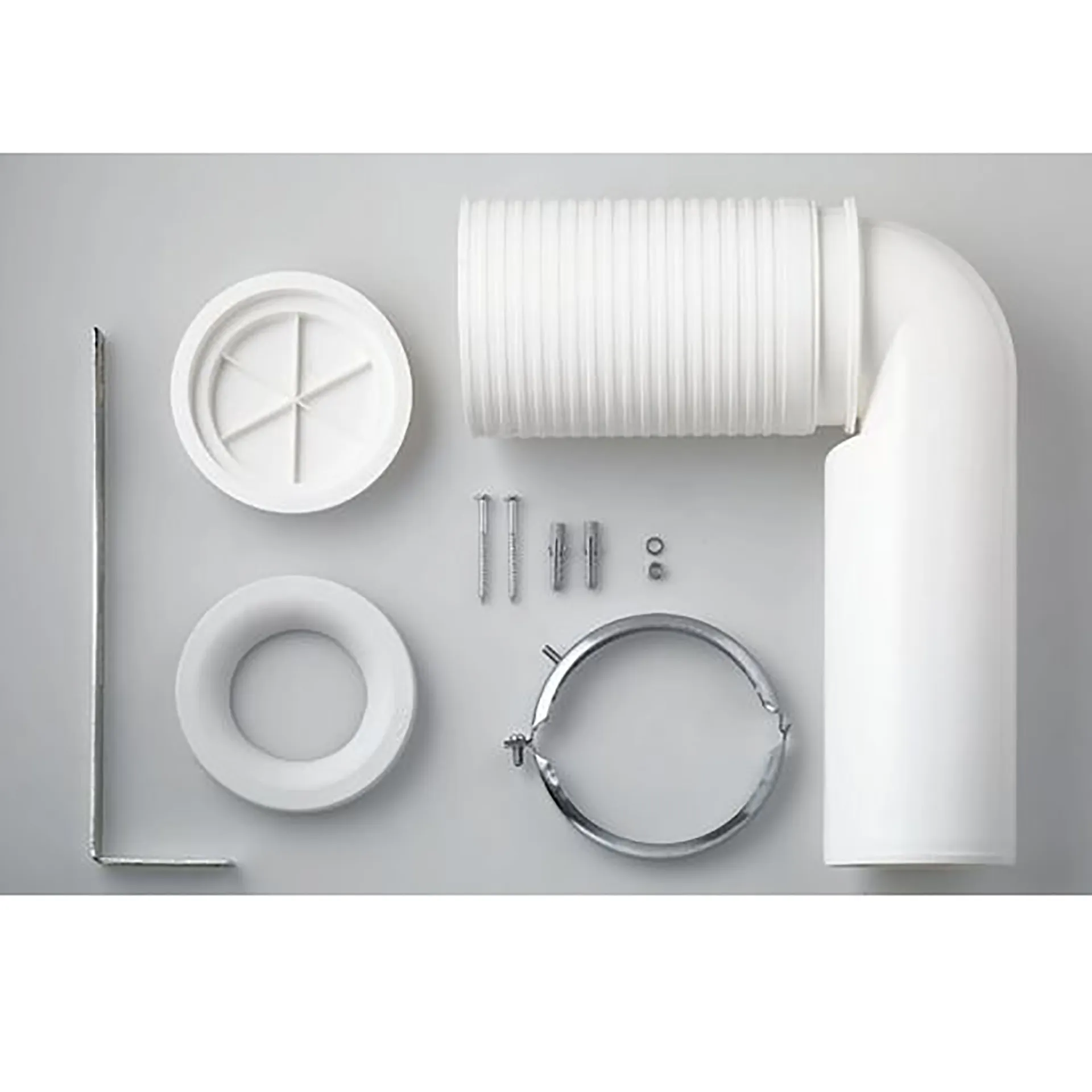 Ablaufset bei Abgang senkrecht Spezialablaufbgogen für Wandabstand 70-220mm Ablaufset bei Abgang senkrecht Spezialablaufbgogen für Wandabstand 70-220mm