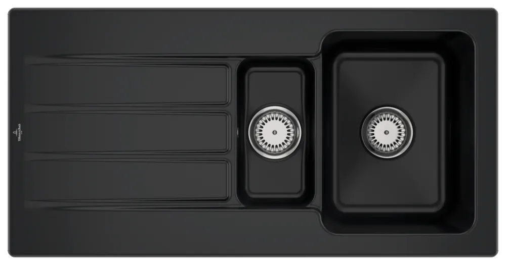 Villeroy & Boch Einbau-Küchenspülbecken „Architectura“ 60 XR 1000 × 510 × 220 mm in Pure Black