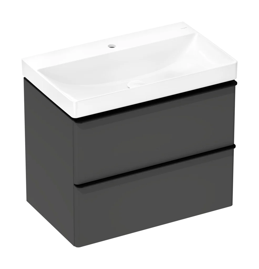 Hansgrohe Xelu Q Waschtisch, weiß, 800x480 mm, wandhängend, mit Hahnloch, ohne Überlauf, SmartClean Glasur