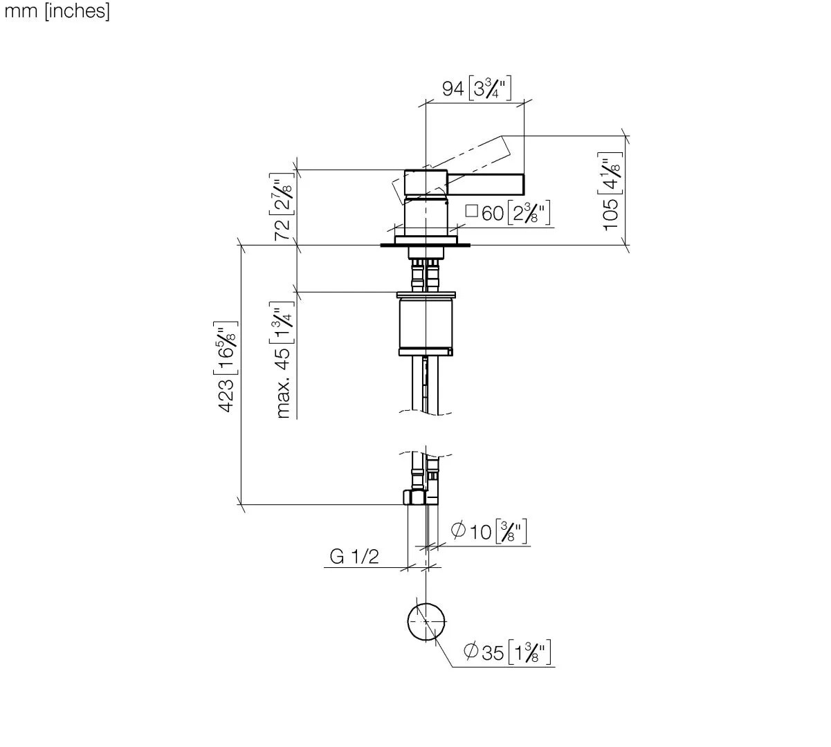 Waschtisch-Einhandbatterie MEM Chrom 29210782